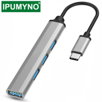 USB C HUB 3.0 2.0 Type C 4 Port Multi Splitter Adapter Otg For Macbook Air Pro Xiaomi Lenovo Ipad Laptop Pc Computer Accessories