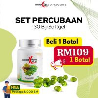 Moringa Xtra Softgel - 1 Botol [30 Caps] Set Percubaan