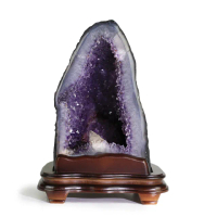 【開運方程式】稀有特厚瑪瑙邊方解石共生紫水晶洞JU266(6.16kg)