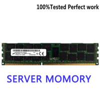 MTA18ASF2G72PZ-2G6 DDR4 RDIMM Memory 16GB Data Rate 2666MHZ Micron 1.2V Memory module Tested well Bofore shipping