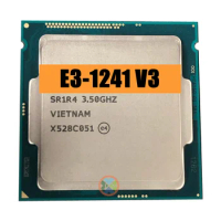 Xeon E3-1241V3 CPU 3.50GHz 8M LGA1150 Quad-core Desktop E3-1241 V3 processor Free shipping E3 1241V3
