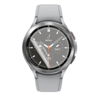 【o-one台灣製-小螢膜】Samsung Galaxy Watch 4 Classic 46mm滿版螢幕保護貼兩入組(曲面軟膜 SGS 自動修復)