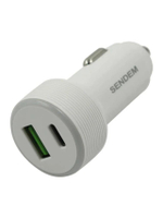 ที่ชาร์จในรถยนต์ (สีขาว) รุ่น SDM-D8 WHITE