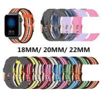 100pcs Nylon Watch Sport Strap Band For xiaomi watch Samsung Galaxy Gear S3 S2 Classic Bands Amazfit 18mm 22mm 20mm Fabric band