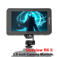 Desview R6 II 5.5 Inch on DSLR Camera Monitor Field UHB 4K 1920x1080 3D LUT HDR Touch Screen HDMI-compatible Monitor R6II