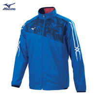 美津濃 MIZUNO 男款風衣套裝 保暖 外套 32TE859222 (法國藍) 大尺碼