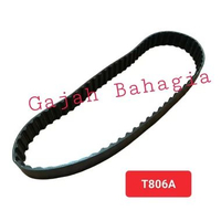 Van belt mesin kolter T807A T806A T807 V-Belt tali karet sabuk vanbelt korter T806A Hitam
