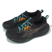 【asics 亞瑟士】越野跑鞋 GEL-Sonoma 8 GTX 男鞋 黑 綠 防水 抓地 緩衝 戶外 運動鞋 亞瑟士(1011B977001)