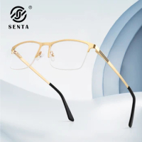 Men's Prescription Glasses Light Blue Luxury Eyeglasses Reading For Business Myopia Photochromic Glasses Magnifier Magnification