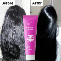 New Magical Hair Mask Keratin Mask 5 Seconds Repairs Damage Frizzy Soft Smoothing Shiny Hair Deep Moisturizing Hair Treatment
