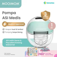 MOOIMOM Pompa ASI Elektrik Tanpa Kabel Hands Free Wireless Electric M3 24 mm
