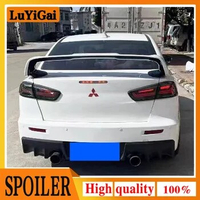 For LANCER Spoiler EVO ABS Material Car Rear Wing Primer Color Rear Spoiler For Mitsubishi LANCER EVO Spoiler 2010-2014