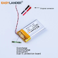 Easylander Replacement 3.7V 170mAh li-Polymer Li-ion Battery For SONY MP3 NW-E002 NW-E003 NW-E005 Original plug 401833