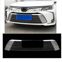 22 pcs for Toyota Corolla Altis 2019 2020 2021 Chrome Front Bumper Grille Moulding cover trim Car styling