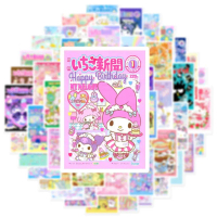 พร้อมส่งSANRIO My Melody KITTY ผสม sticker poster มาย เมโลดี้ สติกเกอร์กันน้ำ 50ชิ้น