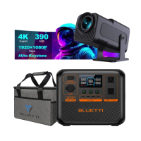 【BLUETTI】1000W AC70P 戶外移動電源+露營投影機(移動電源 戶外電池 露營 車宿 行動電源 UPS)