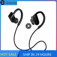 bluetooth-compatible Earphone Wireless Ear Hook Headphone sport headset bass Bass headphones with Mic for