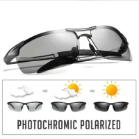 Night Vision Glasses for Driving Fishing Cycling Photochromic Polarized Glasses Intelligent Color Changing Day Vision