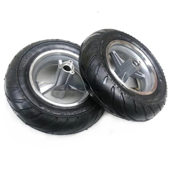 110/50-6.5 Rear Wheel Tyre Tire 49cc Pocket Rocket Bike w/ Tyre Rim Hub Tube  110/50-6.5 Rear Tire Tube w/ Tyre Alloy Rim Hub For Mini Pocket Bike Inner  Tube 