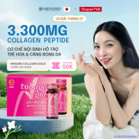 Collagen nước uống Menard Gold hỗ trợ dưỡng da trắng sáng, căng mịn - 10 chai/hộp