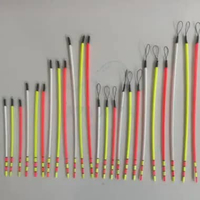 Pelampung Kumbul Pancing Bulu Merak Asli Kurus Langsing Ramping Panjang 8, 10,12,15,18, 20 cm Putih,