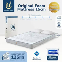 Uniland Sleep Kasur Busa Original 15cm Foam Mattress Box Free Bantal & Free Ongkir Jawa Bali 180 x 2