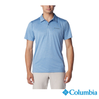 Columbia哥倫比亞 男款- Columbia Hike快排短袖POLO衫-藍色 UAE36140BL/IS