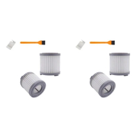 2Set For Xiaomi JIMMY JV51/53 Handheld Cordless Vacuum Cleaner HEPA Filter Replacement Filter