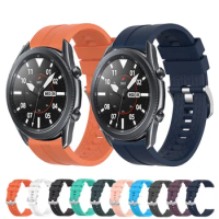For Samsung Galaxy Watch 3 45mm Strap Silicone 22mm Replacement Band For Galaxy Watch 46mm/Gear S3 Frontier Sport Bracelet