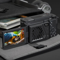 Roadfisher Camera Cooling Fan Cooler Heat Sink Radiator Dissipation Kit For Sony ZV-E1 Canon R8 R7 FUJI XT5 XS10 X-E4 Nikon Z30