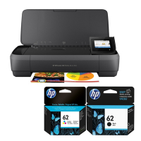 HP OfficeJet 250 Mobile/OJ 250噴墨行動複合機(CZ992A)+NO.62 1黑1彩原廠墨水匣