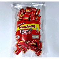 BEEM BENG Pack 60 pcs Sugar Candy 100grm Rasa Cokelat Cube Share it Hazelnut