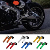 Universal Motorcycle Footrest Foot Pegs Pedal Bike Rear Foot Pedal Rests Foldable Motorbike Frame Foot Pegs For Passenger Bikes