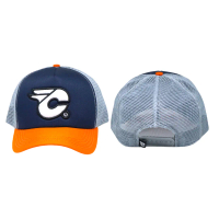 Carry Us Topi Trucker Jaring Pria Distro Oranye Navy Grey