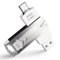DM USB C Type C USB3.0 flash drive PD098 32GB 64G 128G for Andriods SmartPhone Memory MINI Usb Stick