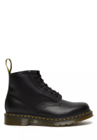 Dr. Martens 101 YELLOW STITCH SMOOTH LEATHER ANKLE BOOTS