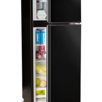 Anukis Compact Refrigerator 4.0 Cu Ft 2 Door Mini Fridge with Freezer for Apartment, Dorm, Office, Family, Basement, Garage