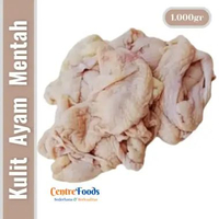 Kulit Ayam Bersih Segar - Kulit Ayam Mentah Chicken Skin Fresh | 1.000gr [ Harga Per KG ]
