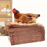 7 Reusable Coconut Leaf Mats, Egg-Laying Mats For Chickens, Moisture-Proof And Warm, Suitable For Bi