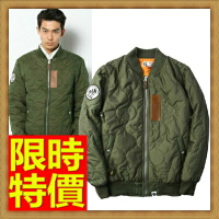 空軍夾克 MA1外套-秋冬立領猿人繡花徽章飛行員男軍裝外套2色63ai36【美國進口】【米蘭精品】