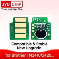 Toner Chip Reset TN2410 TN2420 Cartridge chip for Brother MFC-L2750 L2730 L2710 HL-L2375 L2350DW L2310 Printer laser Chips