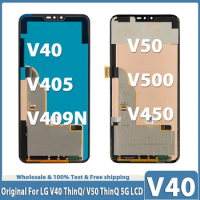 6.4" For LG V40 V50 LCD Display Touch Screen Digitizer Assembly With Frame For LG V40 ThinQ V50 ThinQ 5G lcd Replacement