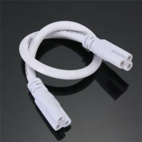 2pcs/lot 3 pin LED Tube Connector 28cm Three-phase T5 T8 Led Lamp Lighting Connecting Double-end Cable Wire