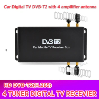 HD DVB-T2(H.265) 4 Tuner Digital TV Recevier DVB-T2 H.265 TV Box is available For Germany Czech Republic