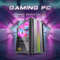 PC GAMER S5 Gaming Computer Core i5 E5-2650 CPU with GTX1050 GTX750 Desktop Assembly Machine Complete PC For Gta5/PUBG/LOL