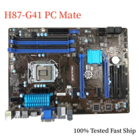 For MSI H87-G41 PC Mate Motherboard H87 32GB LGA 1150 DDR3 ATX Mainboard 100% Tested Fast Ship