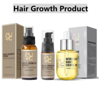 PURC Hair Growth Spray/Essential Oil/Essence Natural Ginger Extract Anti Hair Loss Nourish Root Hair Care Hair Growth Products