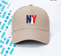 Topi Baseball Pria wanita Sablon Motif NY