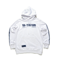 臺北富邦勇士 B-TEAM 織帶帽T(白)