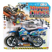 Mainan motor cross besar rakit miniatur motor trail bongkar pasang